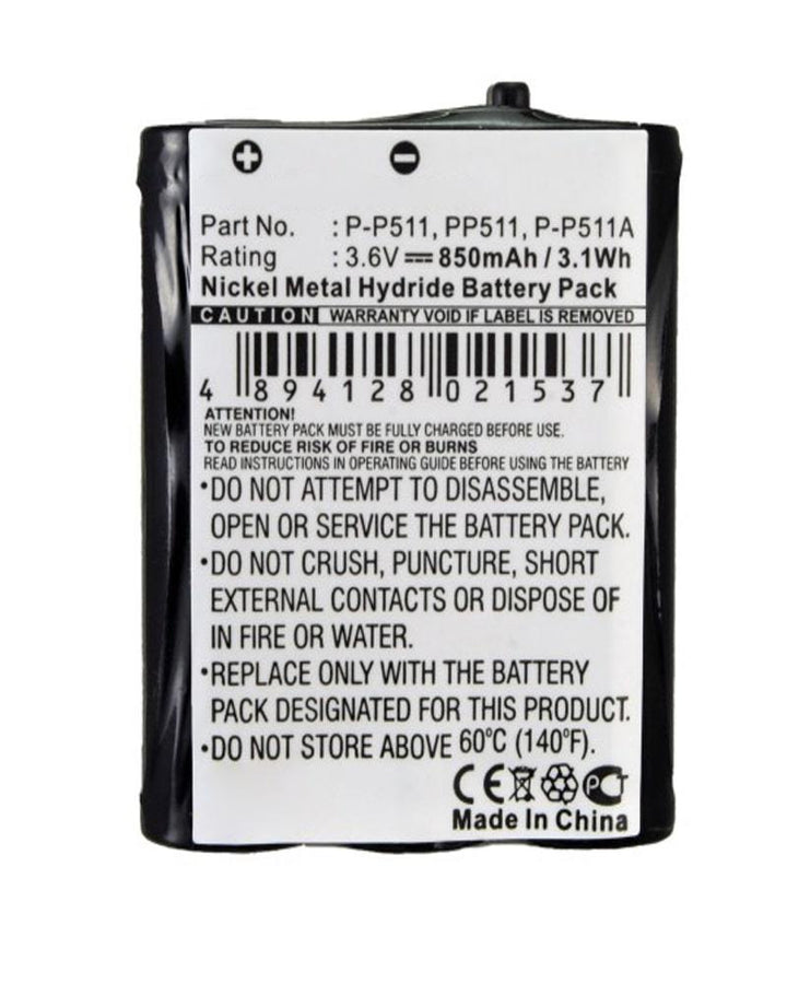 Panasonic PQPP511SVC Battery - 3